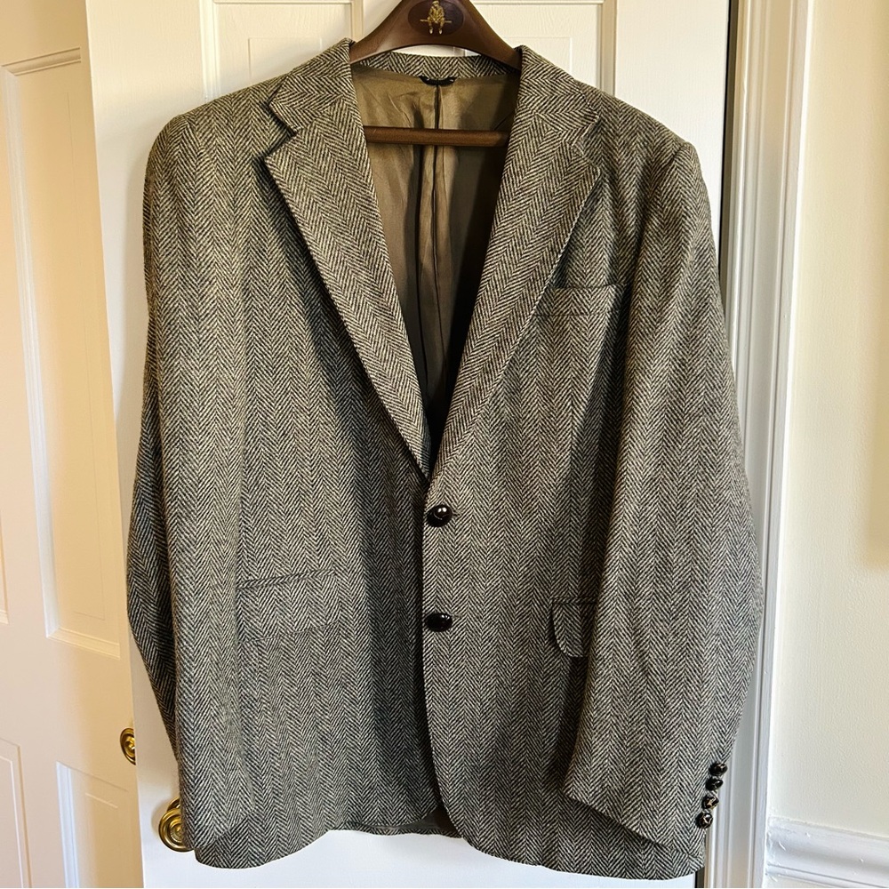 Levi's Gray Tweed Herringbone Sport Coat Size 40L